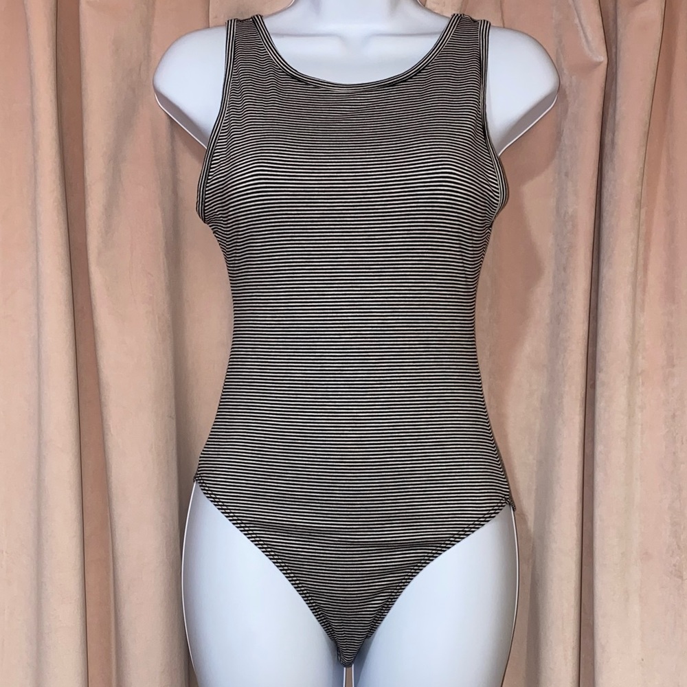 striped bodysuit